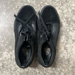 Black vans with platform sz 8.5 women, 7 men’s
